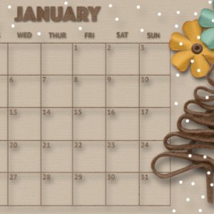 January desktop