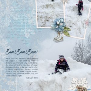 Snow Snow Snow - Dec 2020 Template Challenge 1