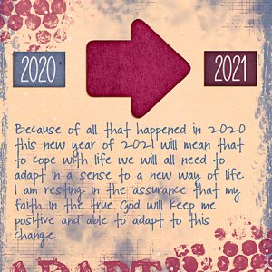 January 2021 Art Journal - Adapt