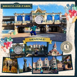 2018 Paris Disneyland Gates