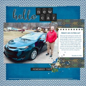 January 2021 Surprise Challenge: Adam's New Car