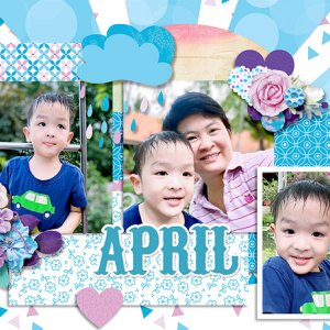 2021 Quickpage calendars - April alt