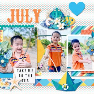 2021 Quickpage calendars - July