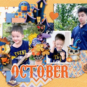 2021 Quickpage calendars - October