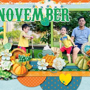 2021 Quickpage calendars - November