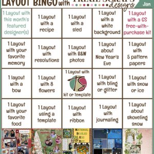 Jan 2021 Bingo Card