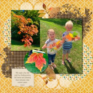 October 2020 Connie Prince Challenge: Fall Craft