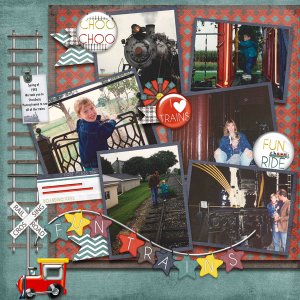 I Love Trains- LDrag +  5678go Template #3 Miss Fish