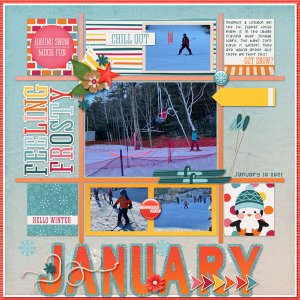 skiing
