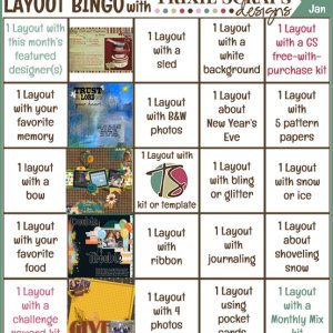 Jan. 2021 Layout Bingo