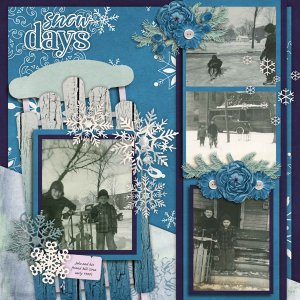 Snow Fun Template #3 Miss Fish Frosty Friends Gingerbread Ladies