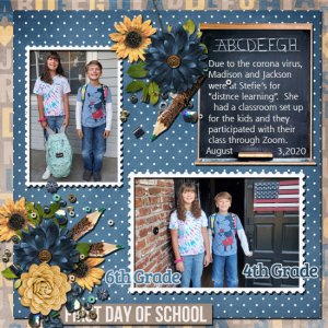 First day of School 2020