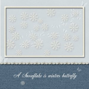 snowflake is winters butterfly