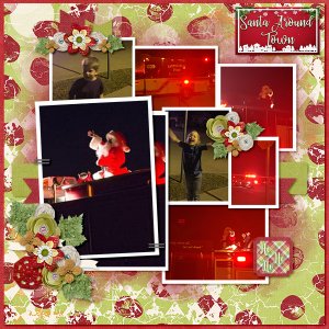 Firetruck Santa