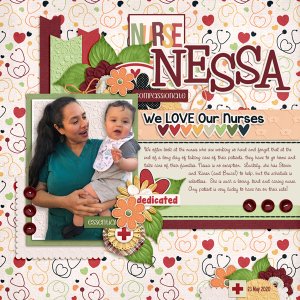 Nurse Nessa and Baby Bruce