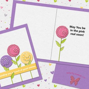 Bunch of Good Wishes Greeting Card