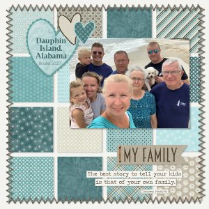 Dauphin Island Family Selfie
