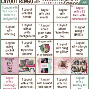 Feb 2021 Layout Bingo