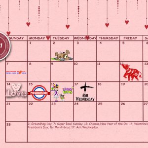 February Calendar