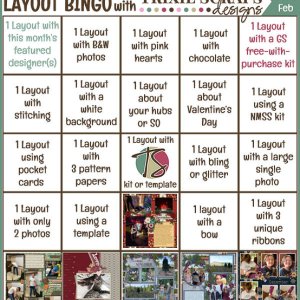 February Layout Bingo