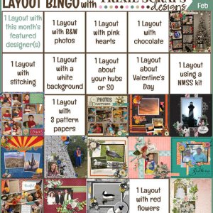 Bingo Card Feb 2021