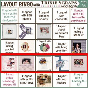 Layout Bingo - February 2021