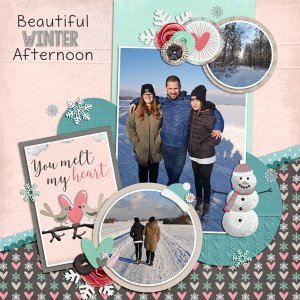 beautiful winter afternoon