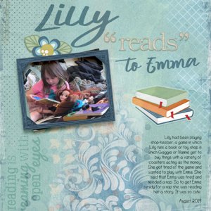 2021-02 Daily Download Challenge - Lilly reads to Emma