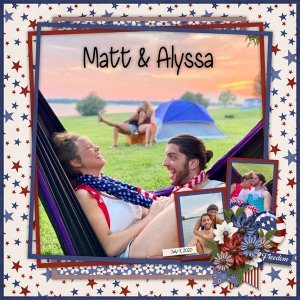 News Letter Freebie Stars + Stripes Ohhlala