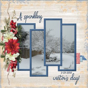 A sparkling winter