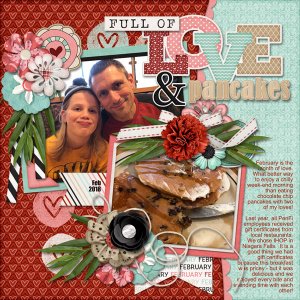 Full of love and pancakes