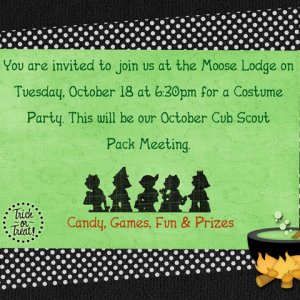 Costume Party Flyer