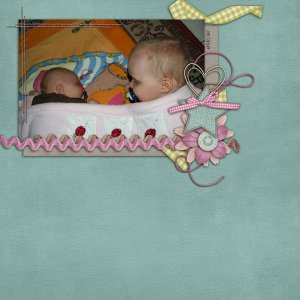 Snuggly siblings