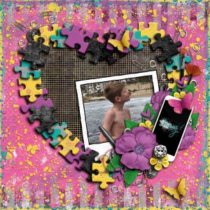 Love You To Pieces Templates