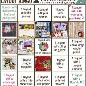 2021-02 Layout Bingo Challenge
