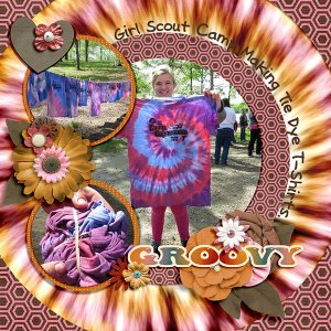 Girl Scout Tie Dye