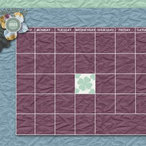 March Sum-Up Calendar