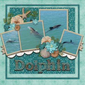 Spring Photo Clusters Template #3-Miss Fish Vitamin Sea CAP