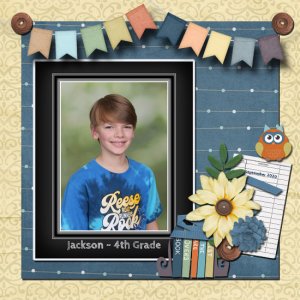 Jackson is Fourth Grade
