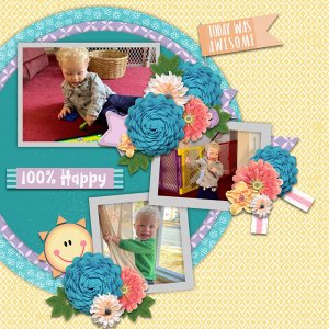 Happy Days Template + Kit-Miss Fish
