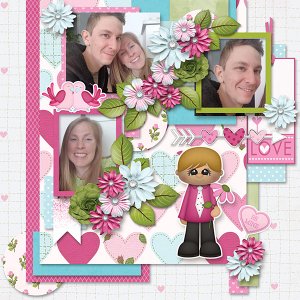 March 2021 Gingerscraps, Created with Rewards Challenge