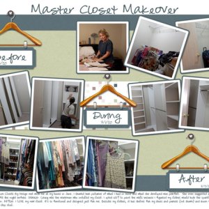 Master Closet Makeover