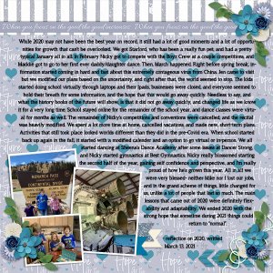Year In Review 2020 Closing page