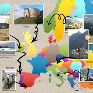 Zoom around Europe