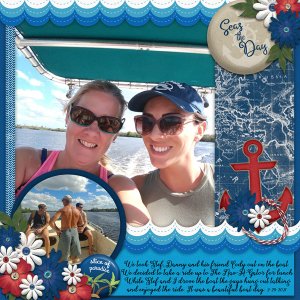 Bon Voyage Template #1 + Bon Voyage Kit-Miss Fish
