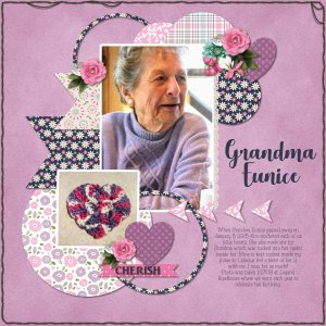 Grandma Eunice: Week #3 Fiber Art Challenge