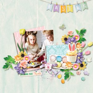 Colouring Eggs Together