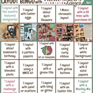 Bingo Card April 2021