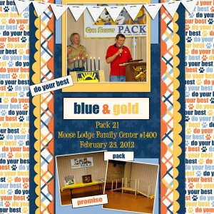 Blue and Gold