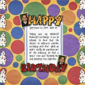 Week 38 - Happy Birthday